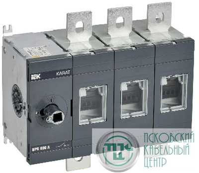 Выключатель-разъединитель ВРК 3п 630А без рукоятки KARAT IEK KA-VR10-3-0630