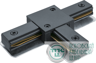 Коннектор 95 517 NLT-C-1L-AS1-BL-T для шинопровода AS1 черн. NAVIGATOR 95517