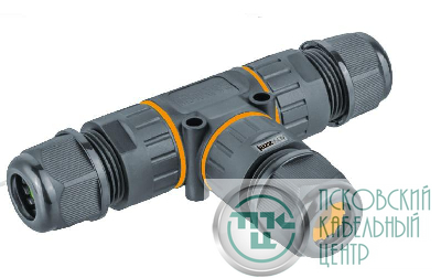 Коннектор кабельный PCC-T3-F 3х2.5 24А IP68 JazzWay 5053502