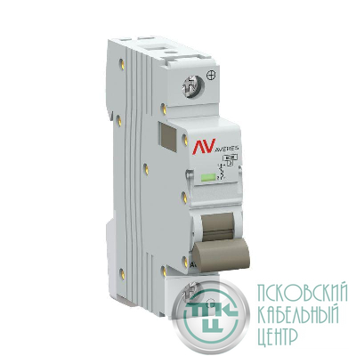 Выключатель автоматический модульный 1п C 16А 6кА AV-6 AVERES EKF mcb6-DC-1-16C-av