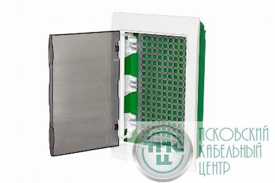 Корпус встраиваемый City9 Box IT 3 ряда 36мод. 2 розетки с прозр. дверцей SE EZ9E312S2FIT