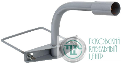 Кронштейн КНО-1 d48 L350 на опору 1 хомут сер. IEK LDKU0D-CR-48-0350-11-K03