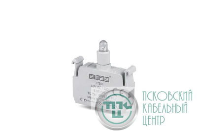 Блок-контакт подсветки с красн. светодиодом 48В пост. и перем. тока CBX EMAS CBX