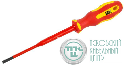 Отвертка диэлектрическая SL3.5х100 Т2 ARMA2L 5 IEK A2L5-SC30-T2-SL-35-100