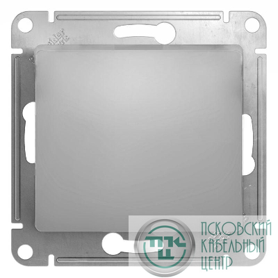 Выключатель 1-кл. СП Glossa 10А IP20 (сх. 1) 10AX механизм алюм. SE GSL000311