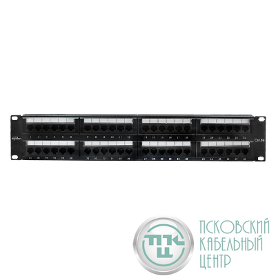 Патч-панель UTP 48хRJ-45 кат.5E 2U 19дюйм SUPRLAN 10-0405