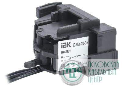 Контакт дополнительный ДКм-250е (ДКм-35) MASTER электрон. расцеп. IEK SVA31D-DK-1-02