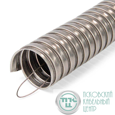 Металлорукав из нерж. стали МР (INOX) 18 с протяжкой (уп.50м) Fortisflex 83662