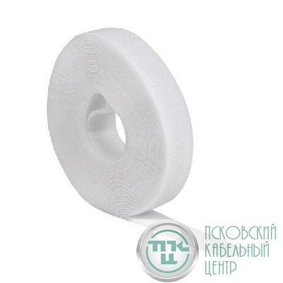 Хомут-липучка 16мм бел. (5м/ролл) PROxima EKF hlft-1-w