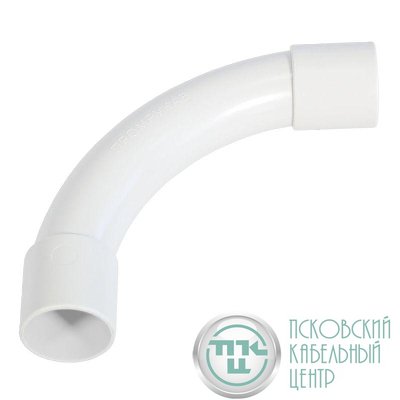 Соединитель угловой d25мм бел. (уп.30 шт) Промрукав PR13.0465