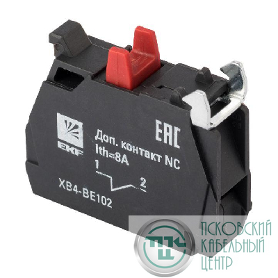 Контакт дополнительный NC красн. PROxima EKF XB4-BE102