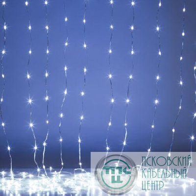 Гирлянда светодиодная "Занавес водопад" 3х2м 200LED холод. бел. IP20 ENIN-200WD Эра Б0060417