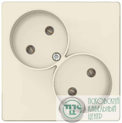 Розетка 2-м СП Simon 24 16А IP20 2х2P без защ. шторок механизм сл. кость Simon 2450457-031