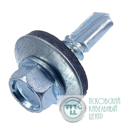 Саморез кровельный 5.5х19 цинк (уп.300шт) ведро СТРОЙМЕТИЗ 2070216