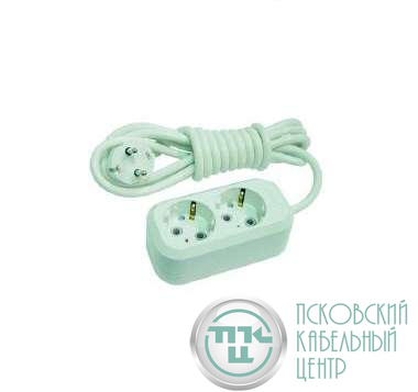 Удлинитель 2х2м с заземл. 16А IP20 Makel MGP112