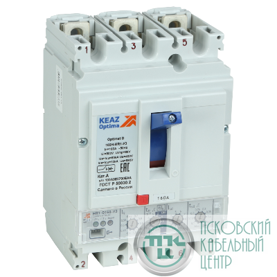 Выключатель автоматический OptiMat D160N MR1 ОМ4 РЕГ КЭАЗ 327482