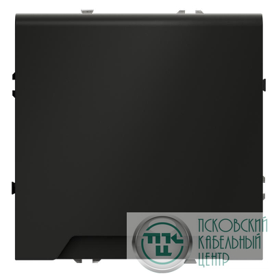 Розетка 1-м СП S70 16А с заземл. защ. шторки + крышка механизм черн. матов. Voltum VLS040308