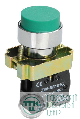 Кнопка LAY5-BL31 без подсветки зел. 1з IEK BBT70-BL-K06