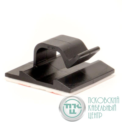 Клипса самоклеящаяся 25х25 черн. (уп.100шт) DKC 25439SR