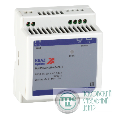 Блок питания OptiPower DR-45-24-1 КЭАЗ 284545
