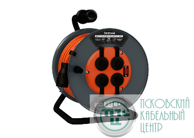 Удлинитель на метал. катушке 4х20м с заземл.16А IP44 ПВС 3х2.5 с выкл. медь TOKOV ELECTRIC TKP-SK20-325-Z