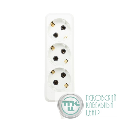 Удлинитель 3х5м с заземл. 3х1.0 бел. Rexant 11-8735