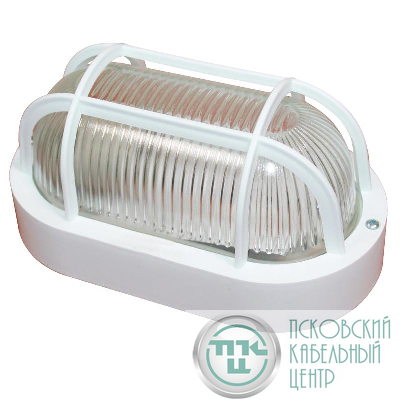 Светильник НБО 23-60-006 "Фарпласт" овал 1х60Вт E27 IP44 корпус с решеткой бел. Элетех 1005500613