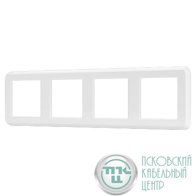 Рамка пластиковая FRM-VERSA-PL-4-WH Arlight 045187