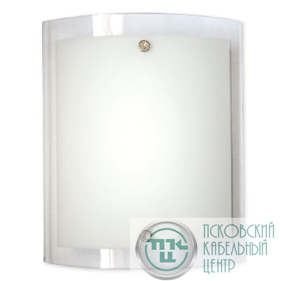 Светильник НББ 07-60-001 М75 "Консул" 300х250 60Вт E27 IP20 матов. бел./держ. винт зол. (инд. упак.) Элетех 1005205420
