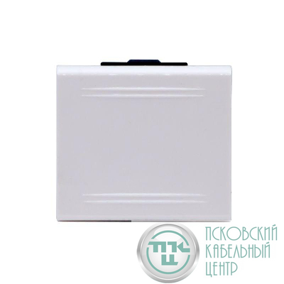 Выключатель 1-кл. 1п 2мод. Viva 16А IP20 бел. DKC 45021