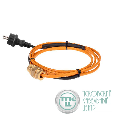 Кабель греющий саморег. пищевой ECO Line (комплект в трубу) 10HTM2-CT (2м/20Вт) Rexant 51-0601