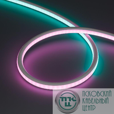 Лента светодиодная SPI-WAVE-TOP-G200-18x15mm 24В RGB PX2 26Вт/м IP54 wire x1 вывод прямой герметичная (уп.5м) Arlight 052418