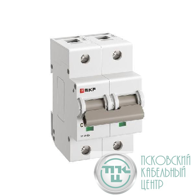 Выключатель автоматический 2п C 25А 15кА ВА 47-125 PROxima EKF mcb47125-2-25C