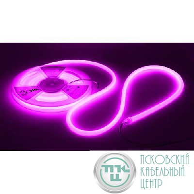 Лента светодиодная LS2835-9.6-120-24-V-IP68-5м 24В термостойкая для бани в комплекте: 2 заглушки; 10 крепежей фиолет. (уп.5м) Эра Б0062357