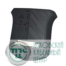 Звонок проводной Готик электрон. гонг 220В 80-90дБА черн./серебр. МОНОМАХ ГС-04
