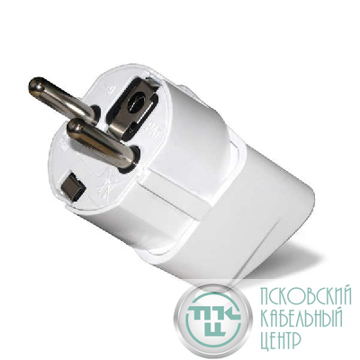 Переходник универсальный заземл. бел. 16А 250В UNIversal 1186