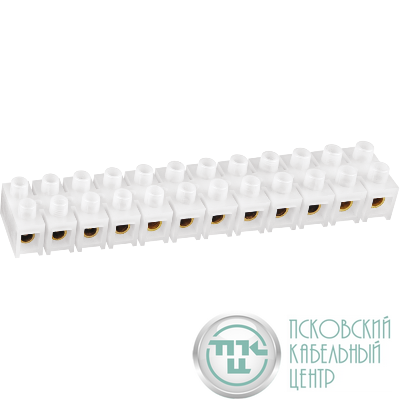 Колодка клеммная 10х35кв.мм 12 пар NTB-HPE-S12-80/WH квадратн. полиэтилен бел. NAVIGATOR 71008