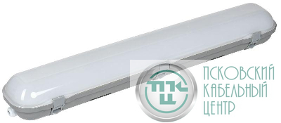 Светильник ДСП 1326 20Вт 4000К IP65 600мм пласт. сер. IEK LT-DSP0-1326-020-40-K01