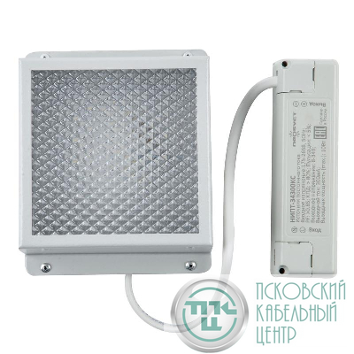 Светильник светодиодный ULP-1010 7W/4000K IP40 GRILYATO WHITE 7Вт 4000К IP40 630лм 100х100х37 потолочный встраив. грильято рассеив. призма с источником питания бел. Uniel UL-00007426