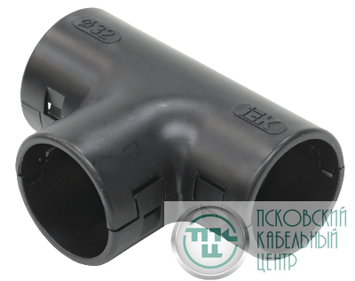Тройник открывающийся TI32G черн. (уп.5шт) IEK CTA10D-TIG32-K02-005