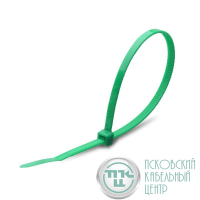 Хомут кабельный КСС 3х100 нейл. зел. (уп.100шт) Fortisflex 55115