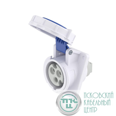 Розетка СП 16А 230В 3п 2P+E IP67 с наклоном DKC DIS4181663