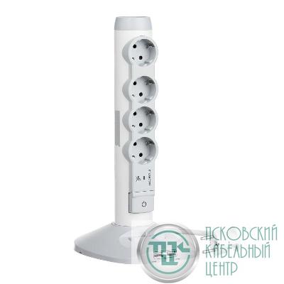 Стойка 2хUSB+microUSB+4х(2К+З) Leg 694614