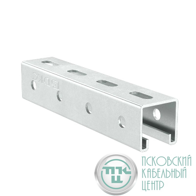 Профиль С-образный перфорир. 41х41 L300 сталь 2.5мм LAS DKC BPM4103