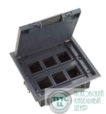 Люк MultiDesk MDK10 на 12мод. IP40 с монтажной коробкой для фальшпола SE MDK10112