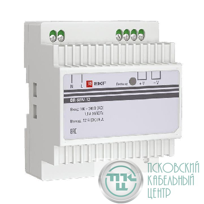Блок питания 12В DR-60W-12 PROxima EKF dr-60w-12