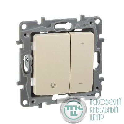 Механизм светорегулятора нажимного СП Etika 400Вт сл. кость. IEK 672318