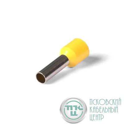 Наконечник штыревой втулочный изолированный НШВИ 6.0–12 (уп.100шт) КВТ 108913