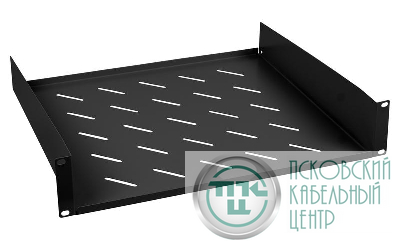 Полка перфорированная для шкафов 19дюйм SH-J017-2U-400-BK 2U черн. Cabeus 8629c