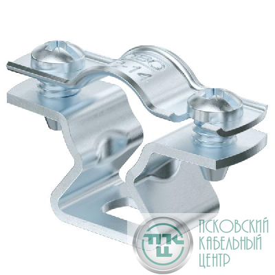 Скоба крепежная дистанционная 12-14мм (с продольным отверстием) с гальванич. покрытием OBO 1362758